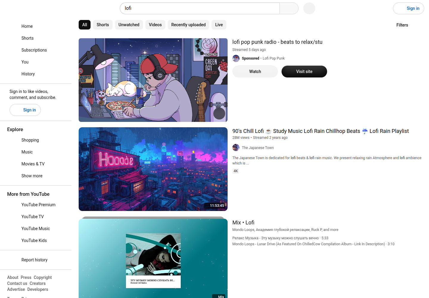 Captured YouTube interface used as research evidence