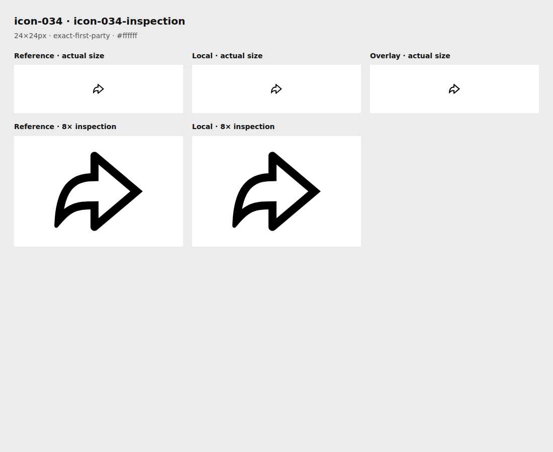 Reference, local asset, overlay, and enlarged inspection for icon-034